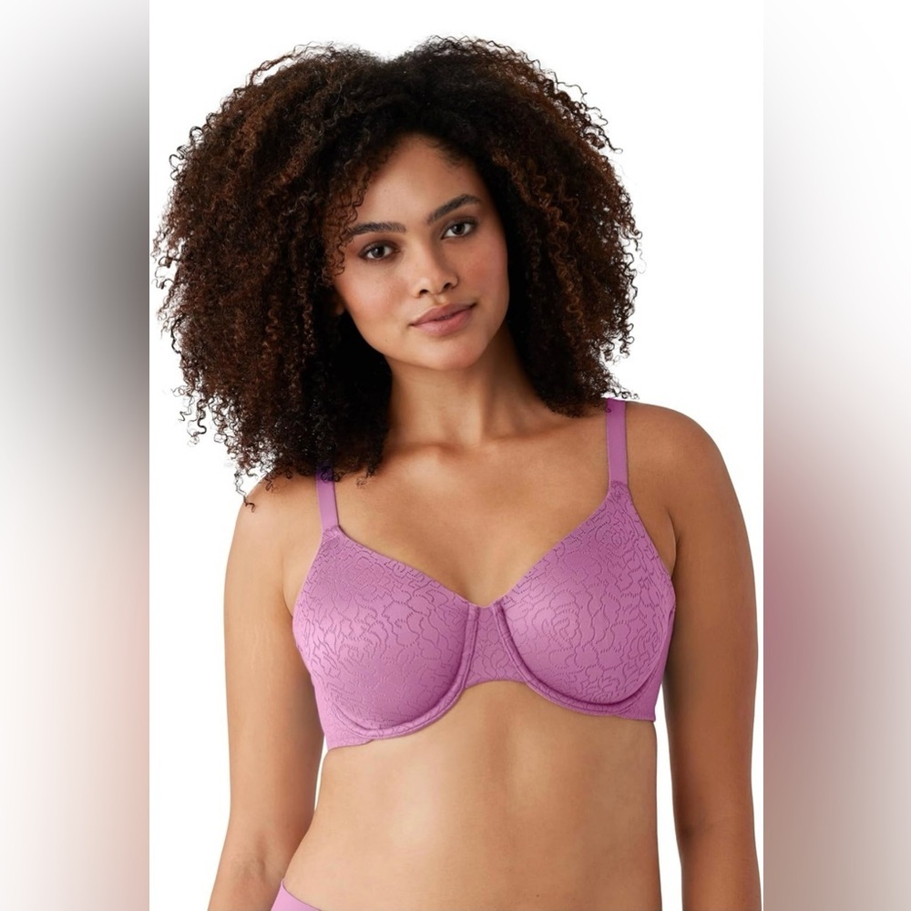 Wacoal Women's Inside Job Unlined Full Coverage Underwire Lace Bra, 855345